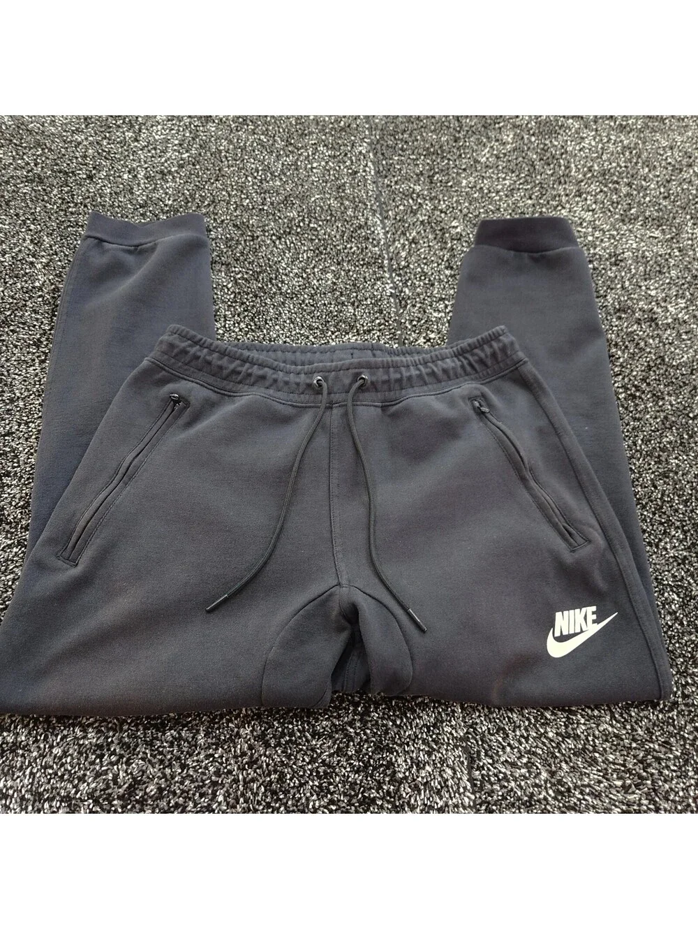 Vintage Y2K Nike Blue tag Men's tech Fleece Sweatpants Black 804862-010 Medium
